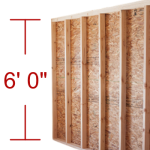 6 foot High Wall