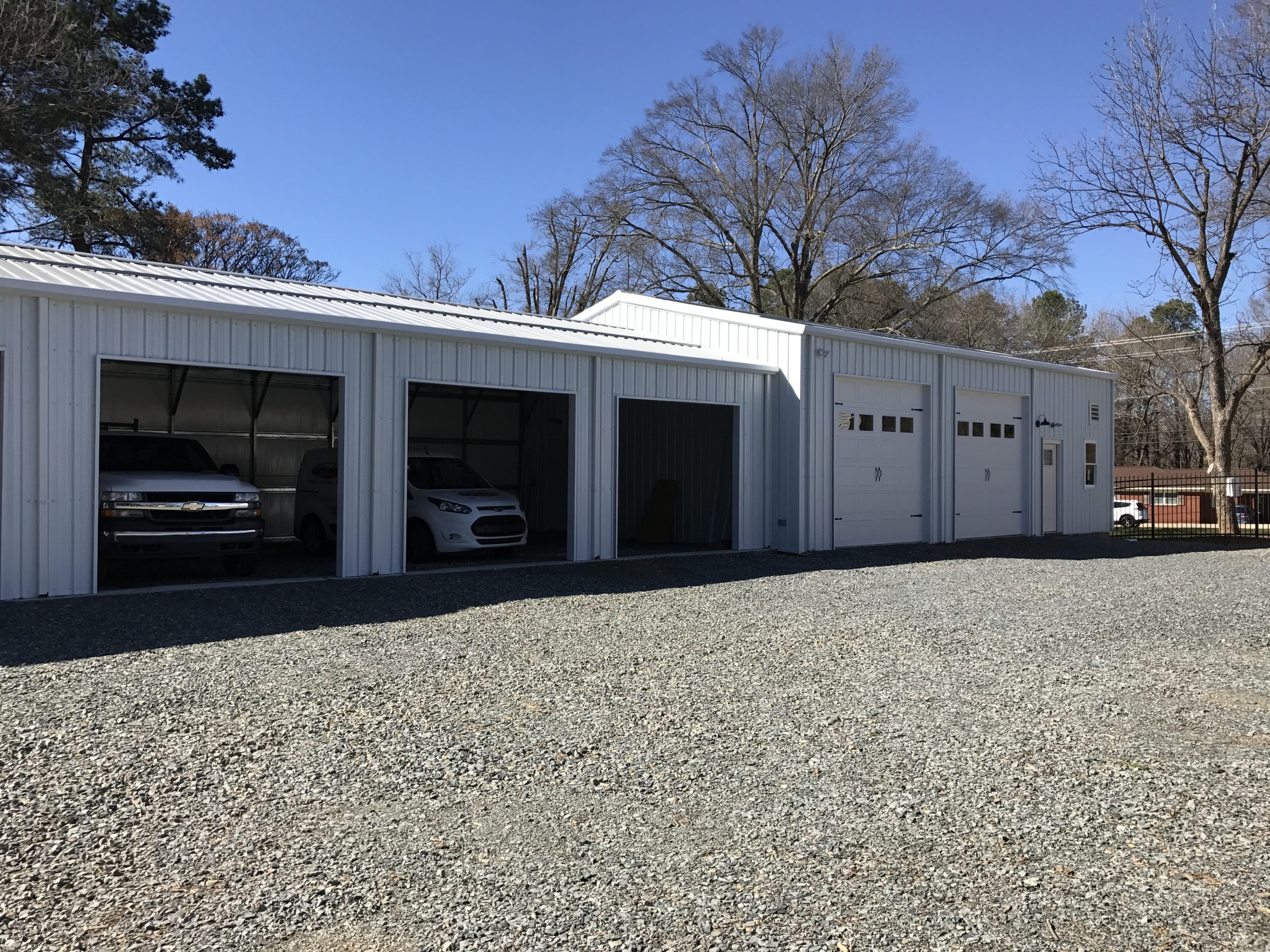 Commercial Steel Buildings with multiple bays