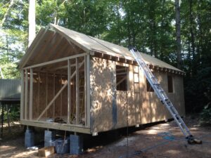 wooden storage